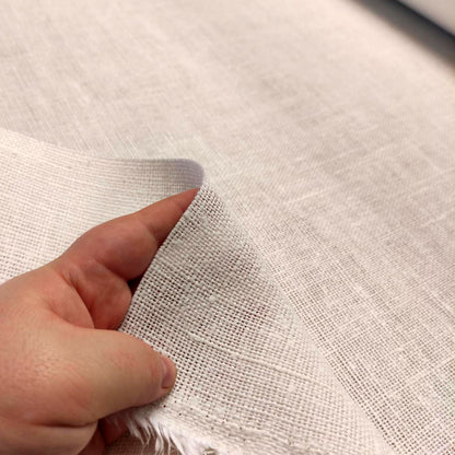 ASAKA - Extra heavy - rough white linen fabric - regular - 504H