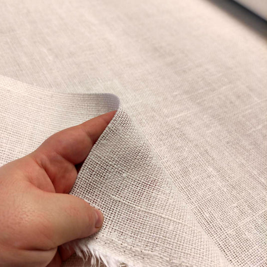 ASAKA - Extra heavy - rough white linen fabric - regular - 504H