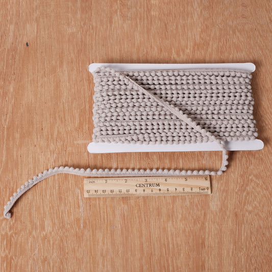 Pom-pon trim - small natur  - 1974S
