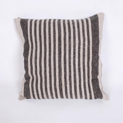 Black Striped - Provence - heavy linen pillowcase