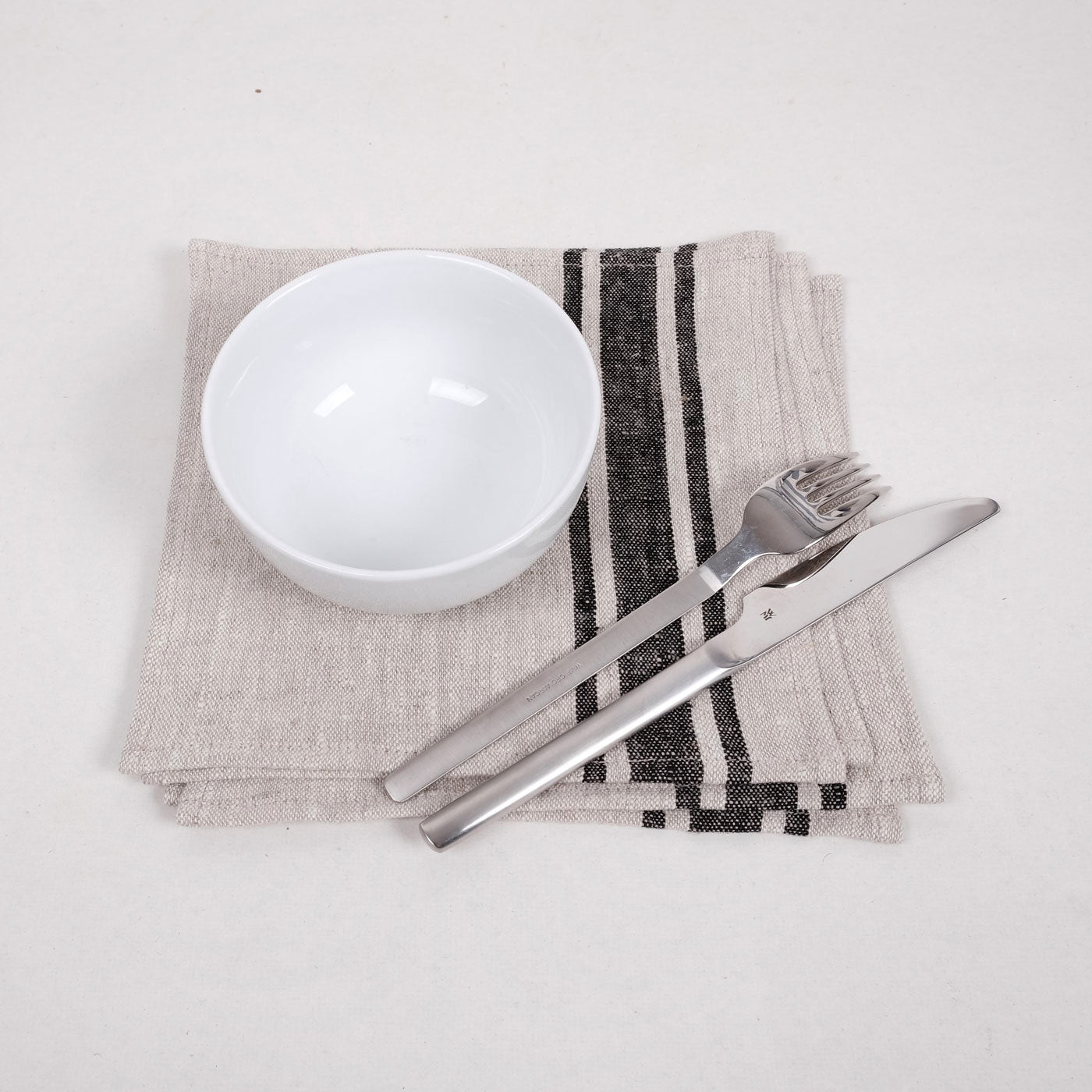 Black village  - napkin -  washed