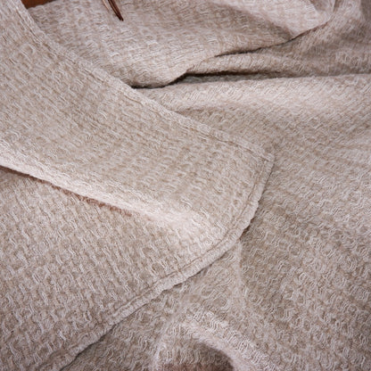 Natur  - Waffle Linen Bath Towel
