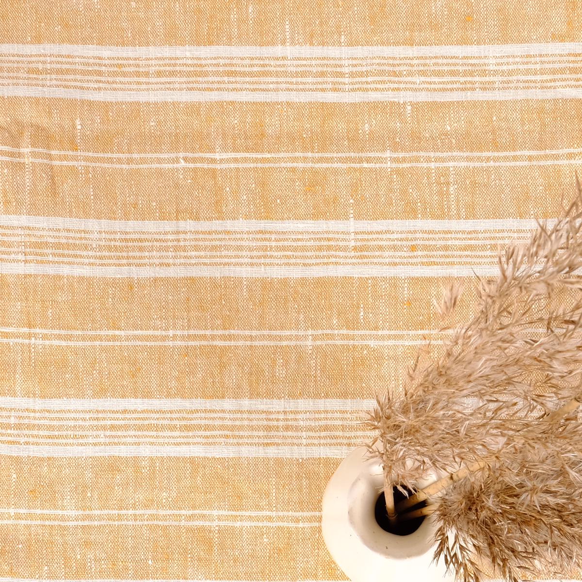 Yellow stripes - tablecloth