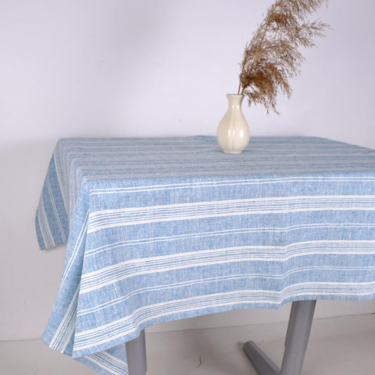 Blue stripes - tablecloth