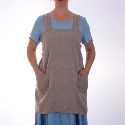 Natural - pinafore  apron