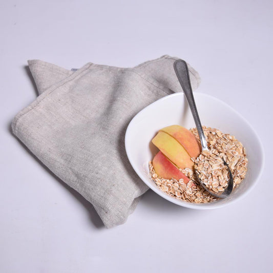 Natural oatmeal - napkin -  washed
