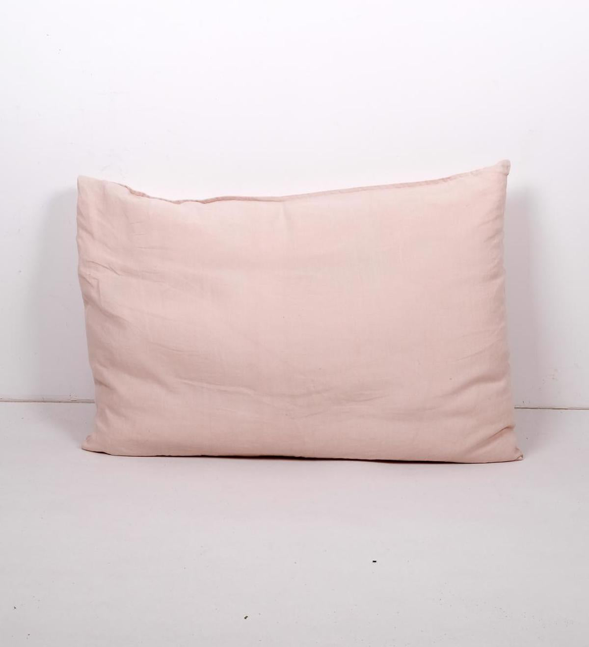 Pink pale  - linen pillowcase