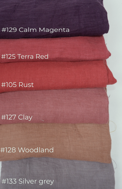 200gsm Stone washed linen fabric - 000SW200 by bolt
