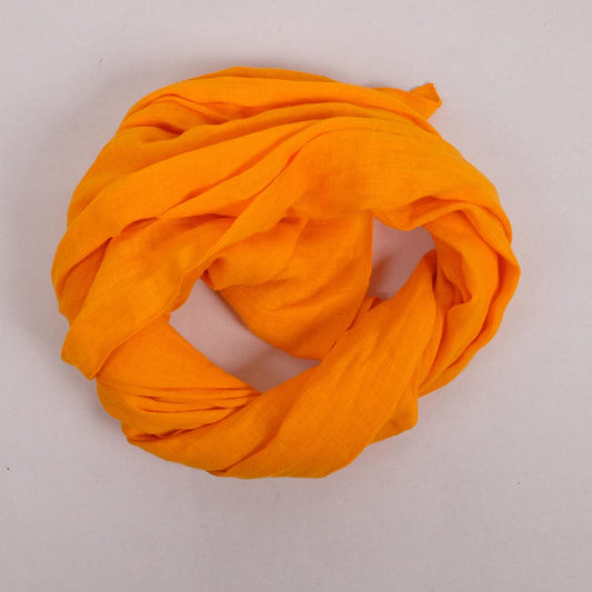Orange yellow - Linen scarf
