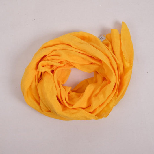 Yellow bright - Linen scarf