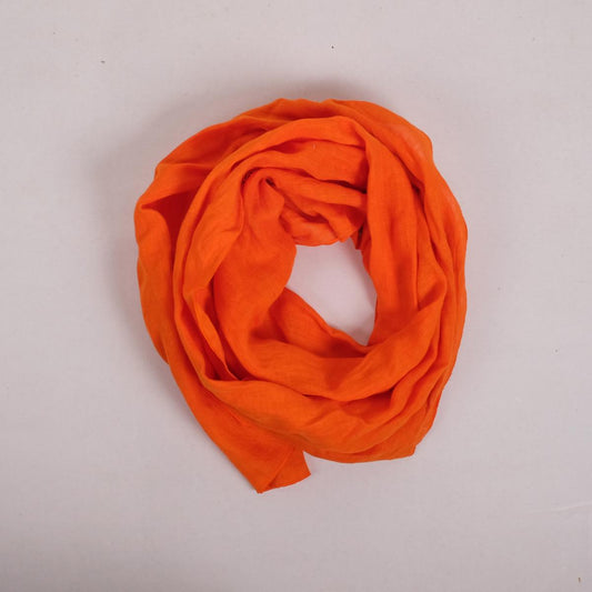 Orange carrot - Linen scarf