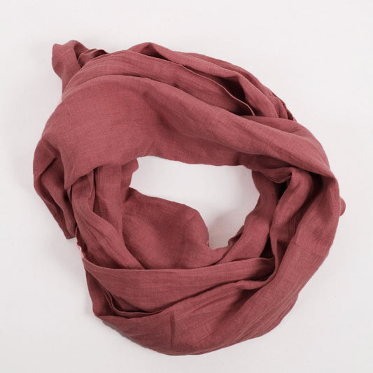 Pink muddy - Linen scarf