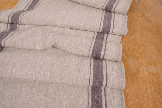 Grey natur - Grainsack weave  - extra heavy 579A