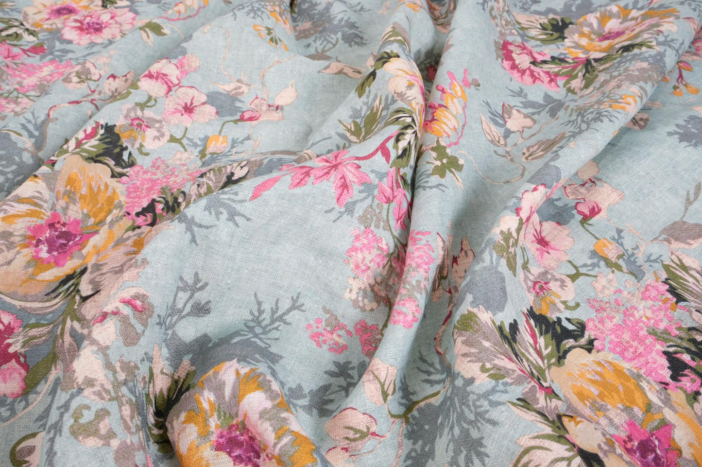 Pastel floral blue print - 9900P
