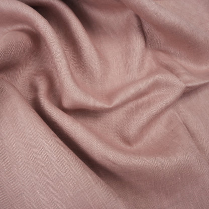 Herringbone - Dusty rose - linen fabric - 585M