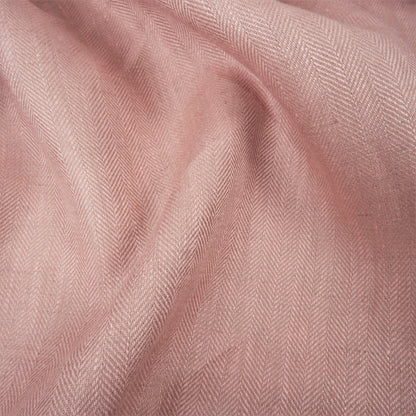 Herringbone - Dusty rose - linen fabric - 585M
