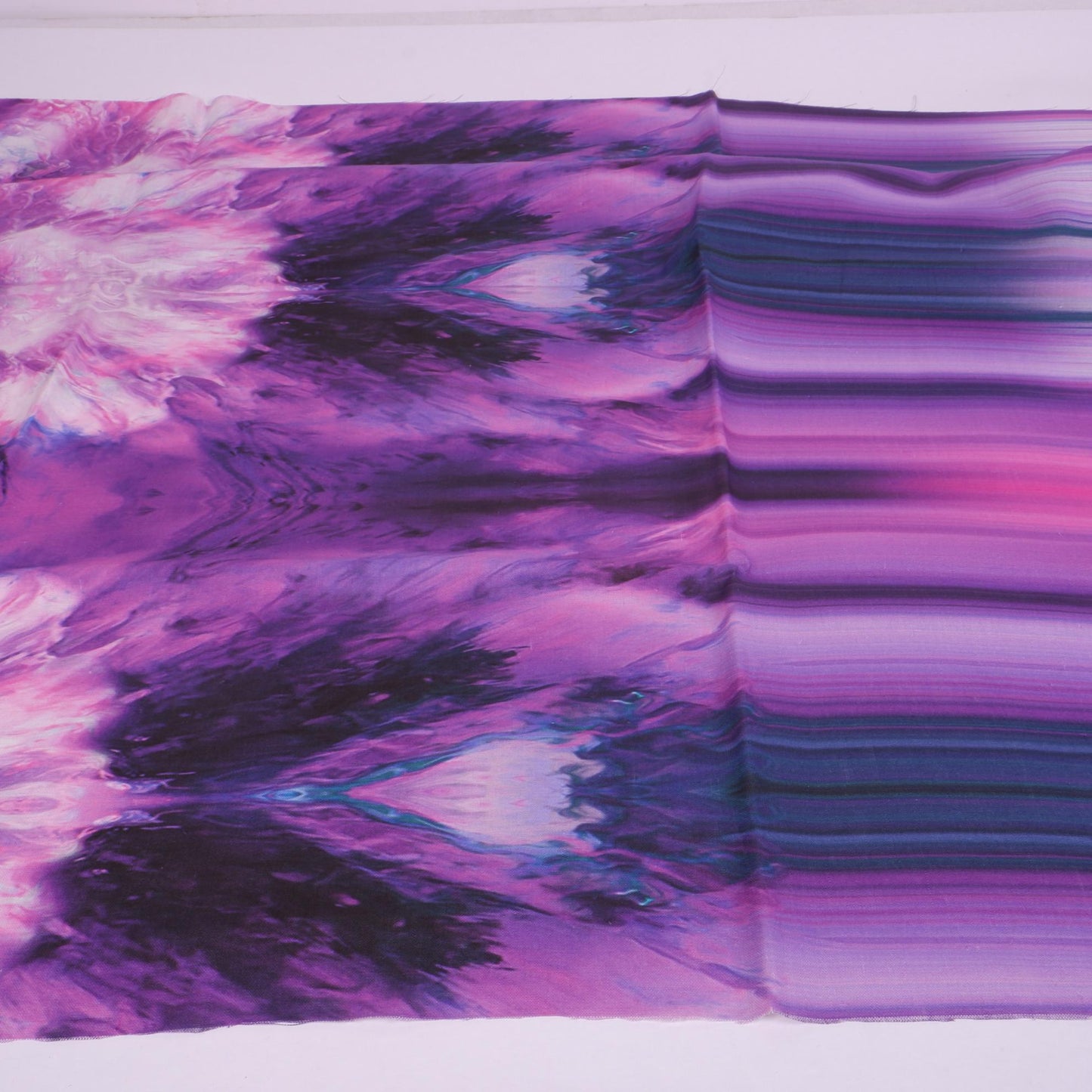 Digital print-lilac black stripes - 9954P