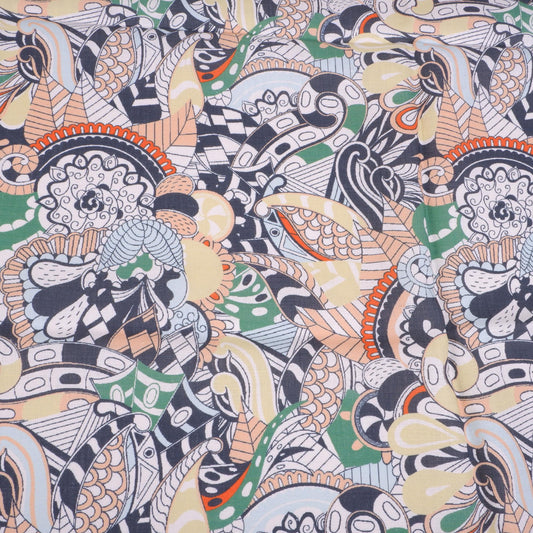 Ornamental digital print  - 9953P