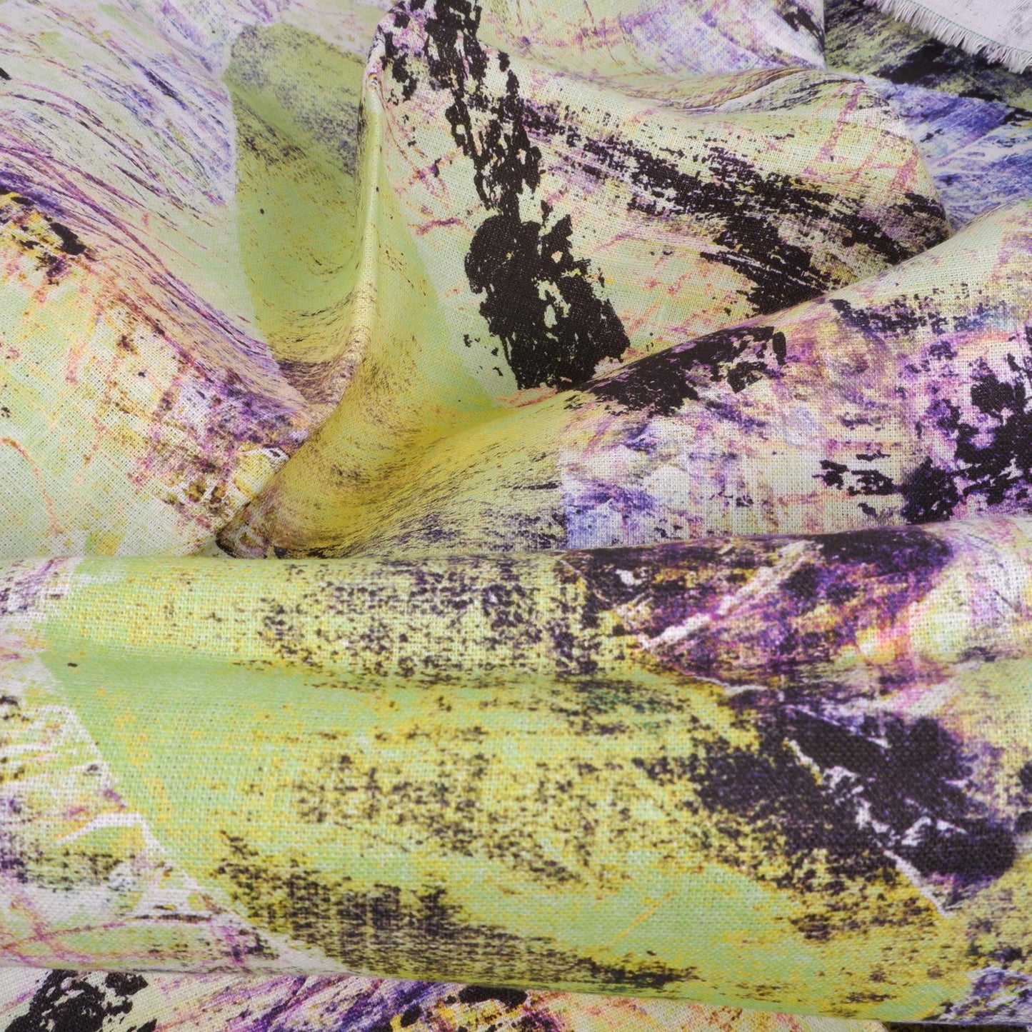 Digital green-black abstract print - 9957P