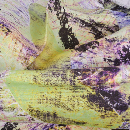 Digital green-black abstract print - 9957P