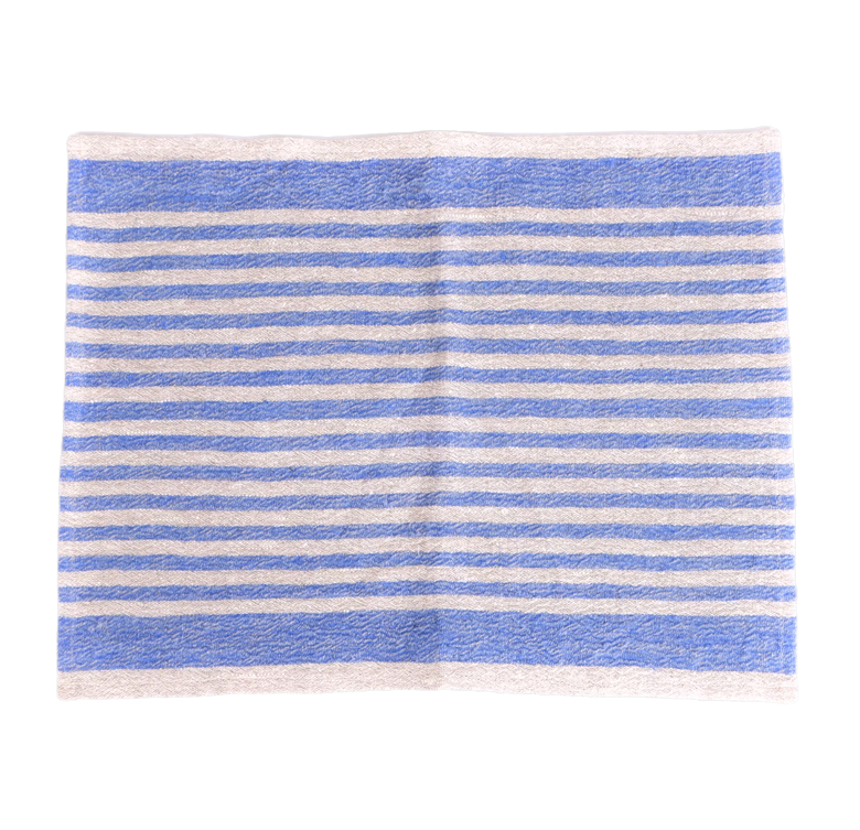Natur linen napkin - blue stripes - Provence