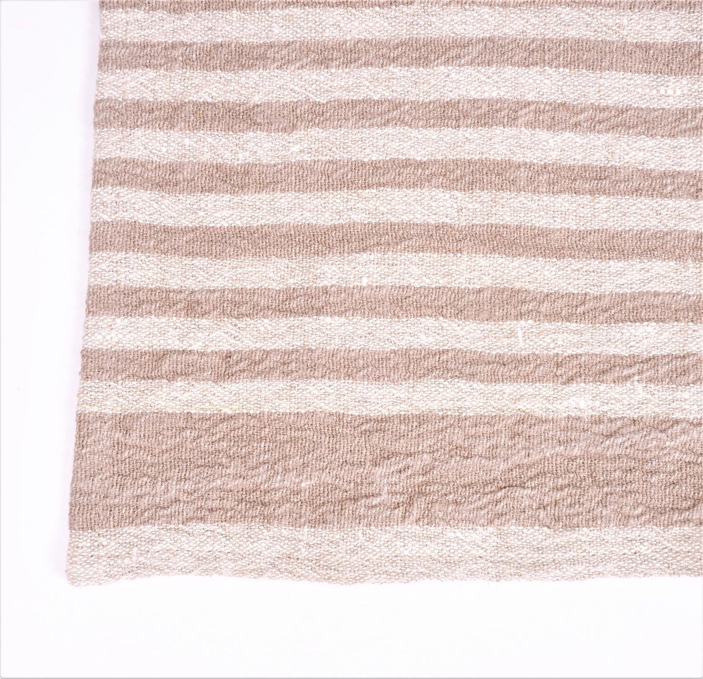 Natur linen napkin - brown stripes - Provence