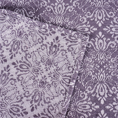 Grey - ornament - linen tablecloth
