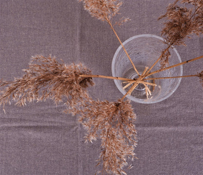 Natural - linen tablecloth - in twill weave