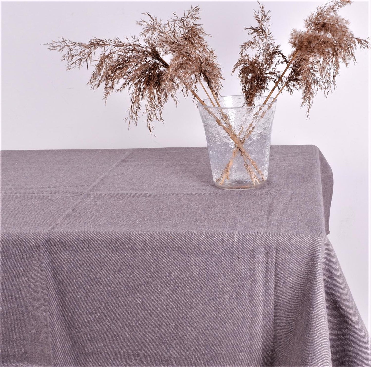 Natural - linen tablecloth - in twill weave