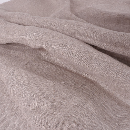 Heavy Sheer natur linen fabric -  regular - 331SH