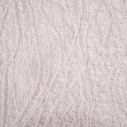 Offwhite - double sided linen fabric - wide - 8835
