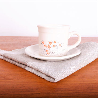 Natur - brown - striped linen napkin - Tuscany