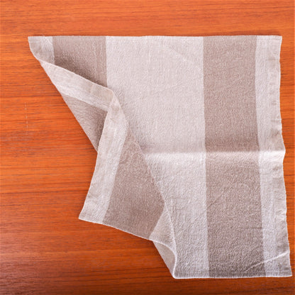 Natur - brown - striped linen napkin - Tuscany