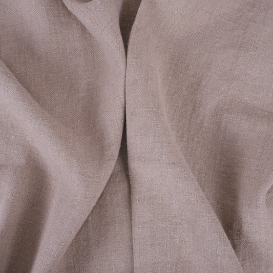 Natural - Broken twill - linen fabric - pre-washed - 568H