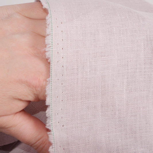 Blush pink - linen fabric - 180g/² - 598M