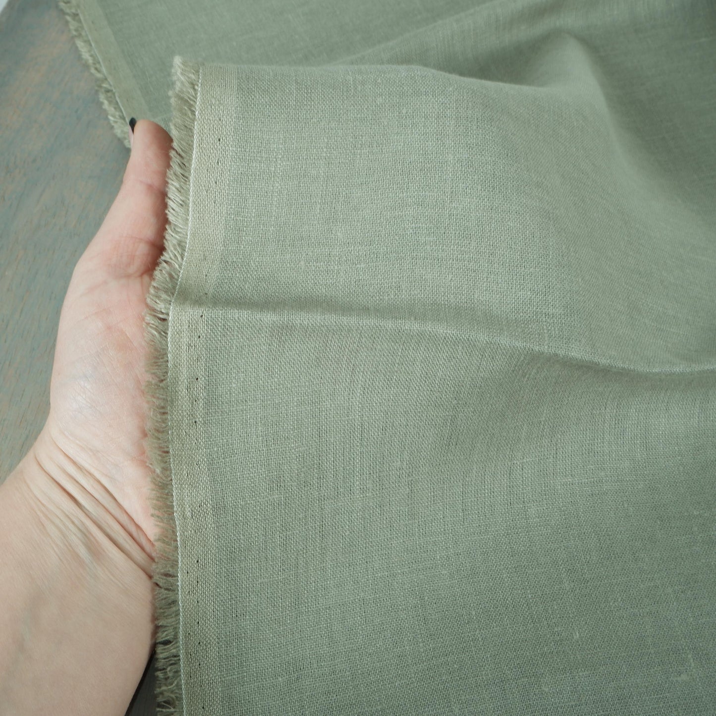Desert sage - linen fabric - 180g/² - 592M