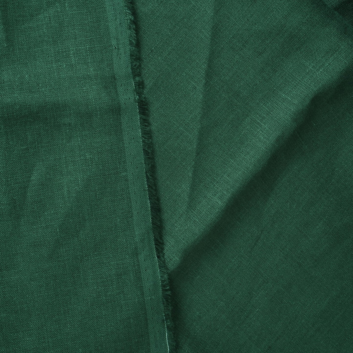 Hunter green- linen fabric - 180g/² - 594M