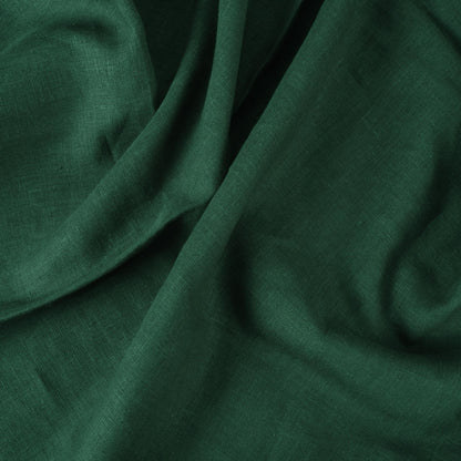 Hunter green- linen fabric - 180g/² - 594M