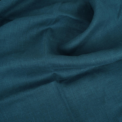 Saphire blue - linen fabric - 180g/² - 595M