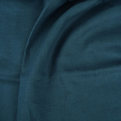 Saphire blue - linen fabric - 180g/² - 595M