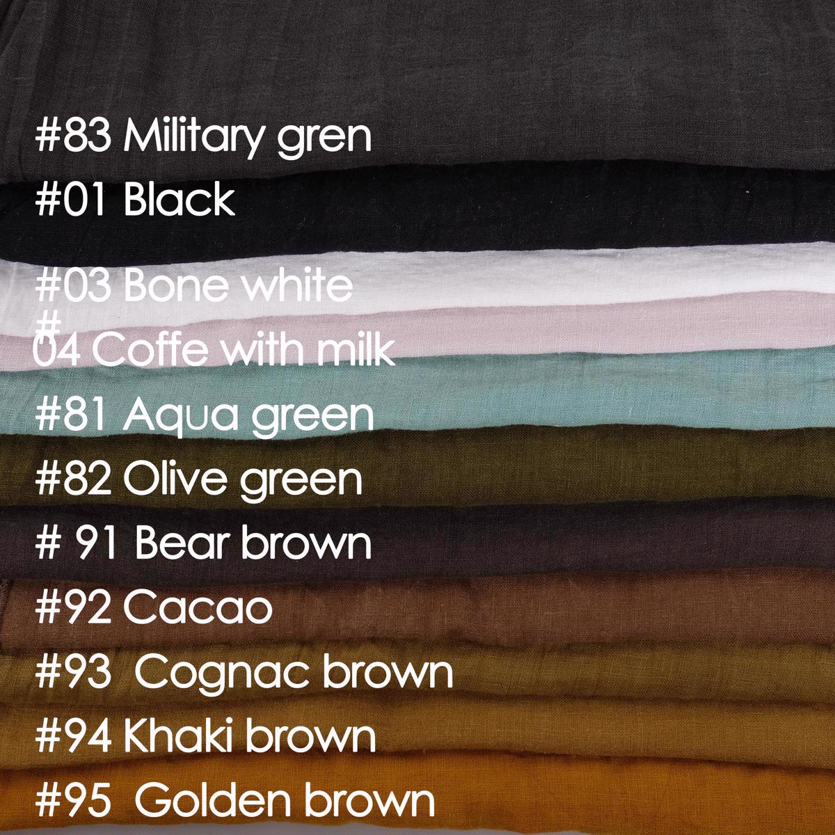 200gsm Stone washed linen fabric - 000SW200 by bolt