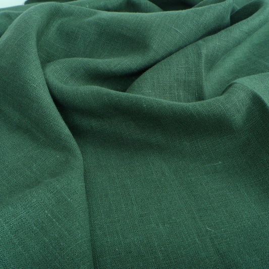 Taiga green - linen fabric - 230g/² - 638M
