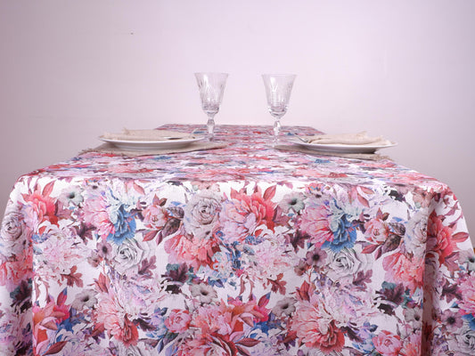 Floral tablecloth - Dahlias