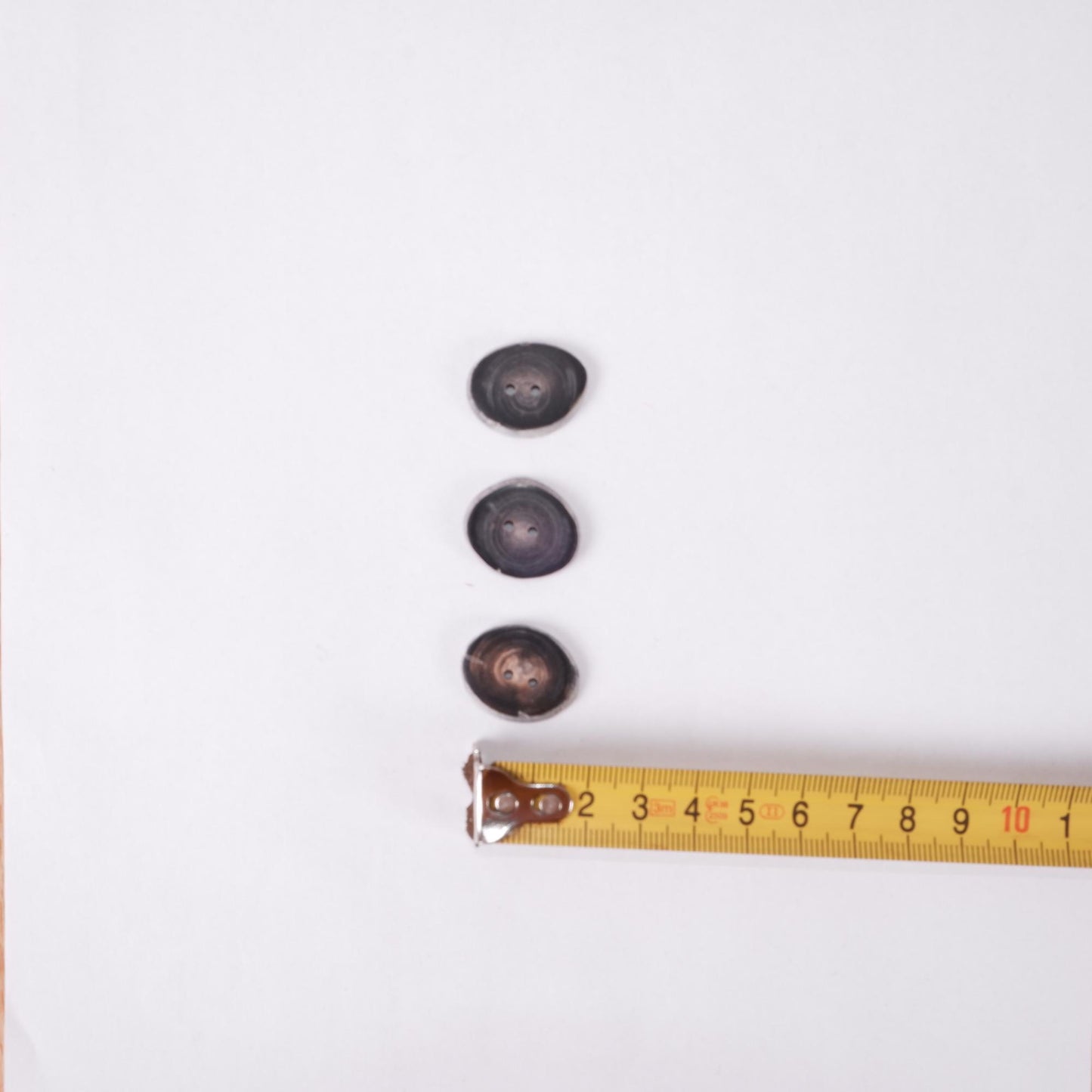 Horn buttons - oval -  2 holes