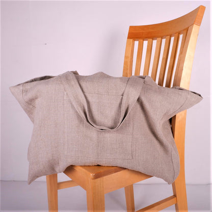 Natural linen bag