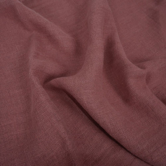 Fluffy  linen fabric - punch pink- 6550SH