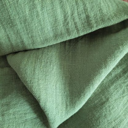Fluffy  linen fabric - Calm green - 6580SH