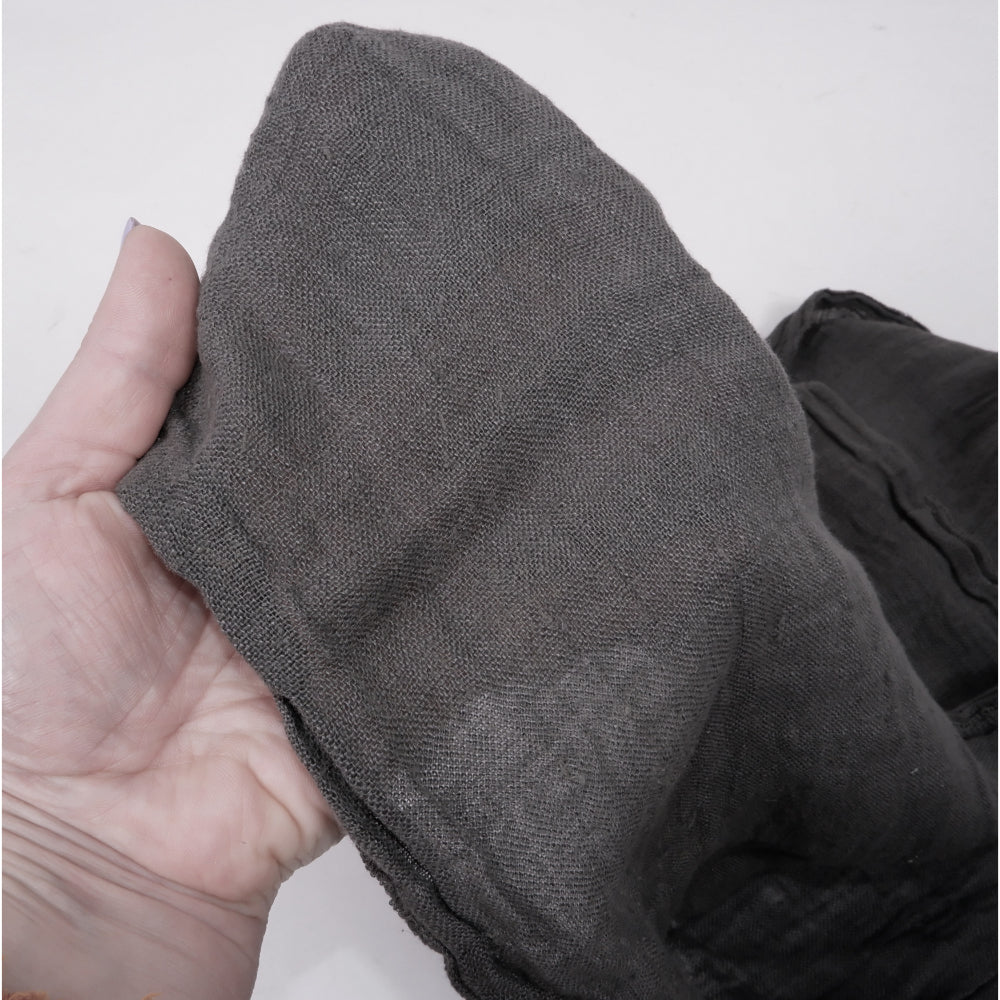 Fluffy linen fabric - Root grey - 6591SH