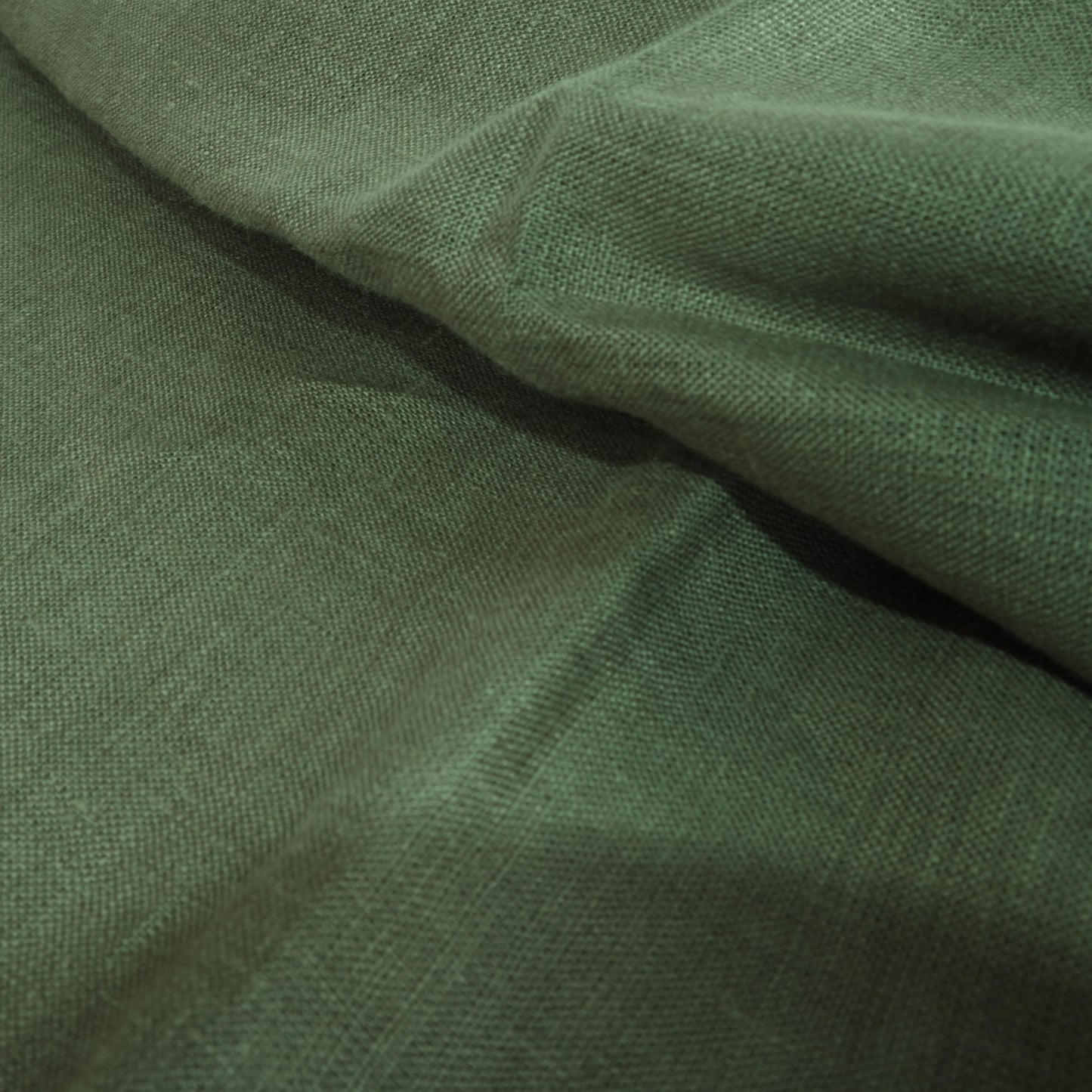 Moss green - linen fabric - 180g/² - 176M