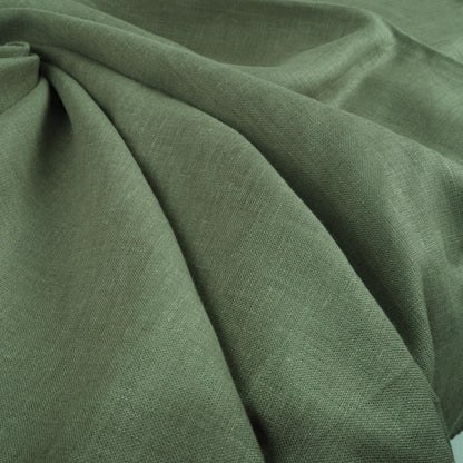 Moss green - linen fabric - 180g/² - 176M